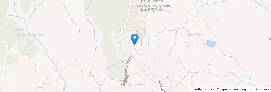 Mapa de ubicacion de 香港教育大學總站 The Education University of Hong Kong Bus Terminus en Cina, Hong Kong, Guangdong, Nuovi Territori, 大埔區 Tai Po District.