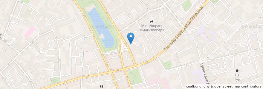 Mapa de ubicacion de ДоЗари en Rusland, Centraal Federaal District, Moskou, Центральный Административный Округ, Басманный Район.