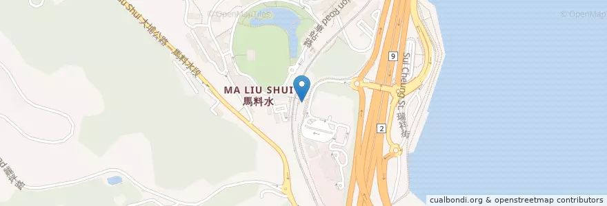 Mapa de ubicacion de 鴻福堂 Hung Fook Tong en 中国, 香港 Hong Kong, 广东省, 新界 New Territories, 沙田區 Sha Tin District.