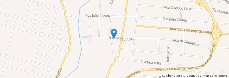 Mapa de ubicacion de Estação Rodoviária de Igrejinha en Brazilië, Regio Zuid, Rio Grande Do Sul, Região Geográfica Intermediária De Porto Alegre, Metropolitaans Regio Van Porto Alegre, Região Geográfica Imediata De Taquara - Parobé - Igrejinha, Igrejinha.