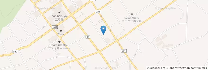 Mapa de ubicacion de ダイニングバー 鈴木 en Japón, Prefectura De Aomori, 八戸市.