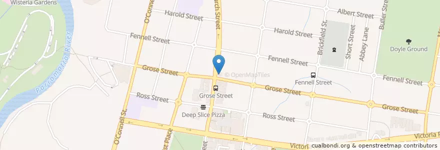Mapa de ubicacion de Café Lipari en Avustralya, New South Wales, Sydney, City Of Parramatta Council.