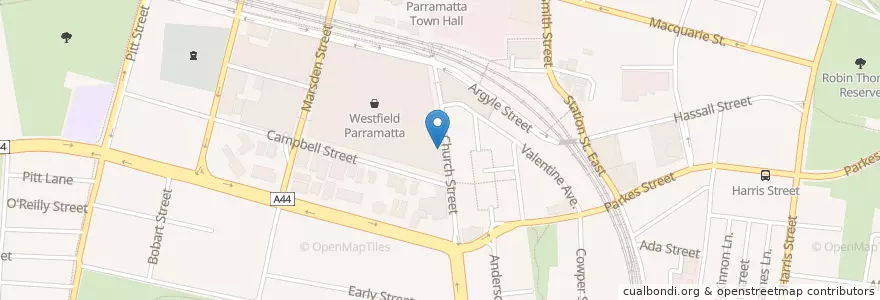Mapa de ubicacion de Shanghai Chef Kitchen en Australie, Nouvelle Galles Du Sud, Sydney, City Of Parramatta Council.