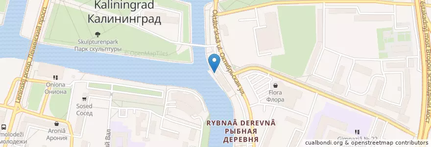 Mapa de ubicacion de Ресторан мадам Буше en Rusland, Северо-Западный Федеральный Округ, Oblast Kaliningrad, Городской Округ Калининград.