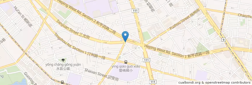 Mapa de ubicacion de 建成中醫 en 臺灣, 新北市, 臺北市, 中正區.