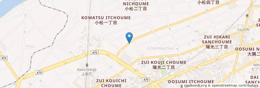 Mapa de ubicacion de 玉谷クリニック en Japan, Präfektur Osaka, 大阪市, 東淀川区.