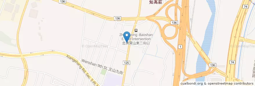 Mapa de ubicacion de 老先覺麻辣窯燒鍋 en Taiwan, Taichung, 南屯區.