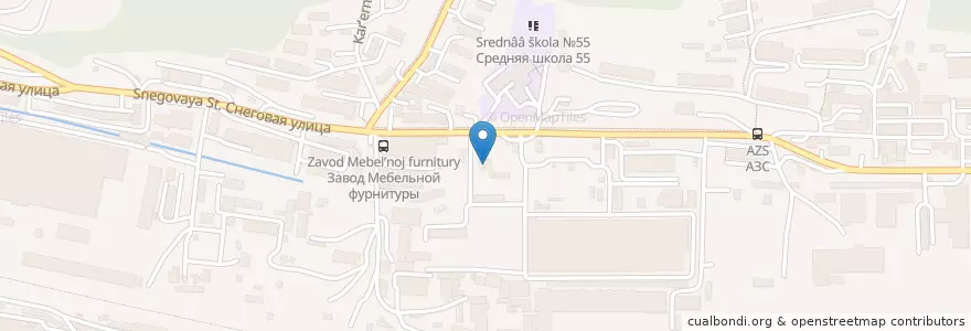 Mapa de ubicacion de Автопрокат My Car Rental en Russia, Distretto Federale Dell'estremo Oriente, Territorio Del Litorale, Владивостокский Городской Округ.