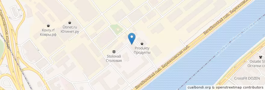 Mapa de ubicacion de Hell Tower en Russie, District Fédéral Central, Moscou, Западный Административный Округ, Район Дорогомилово.