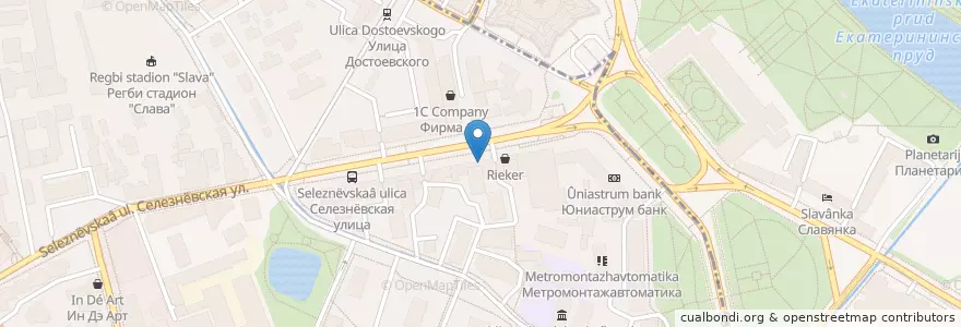 Mapa de ubicacion de Шварц Кайзер en Rusland, Centraal Federaal District, Moskou, Центральный Административный Округ, Тверской Район.