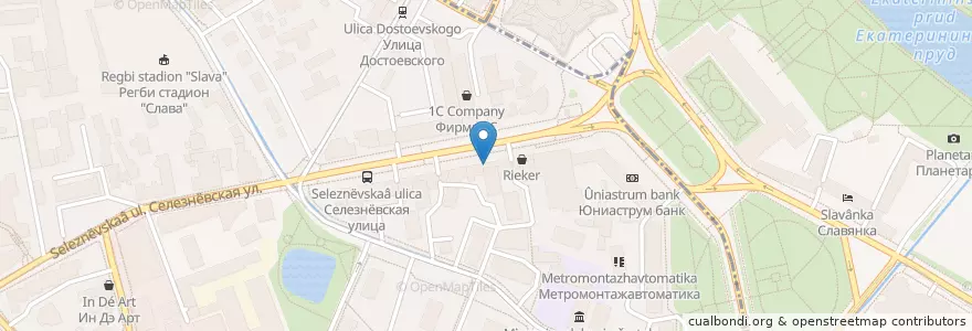 Mapa de ubicacion de iSpeak en Russie, District Fédéral Central, Moscou, Центральный Административный Округ, Тверской Район.