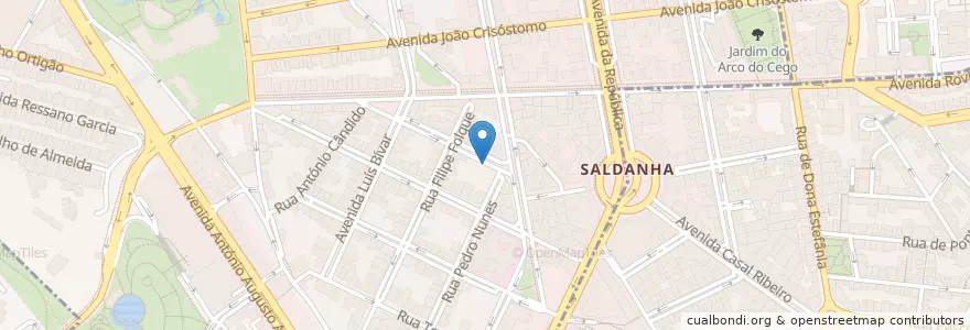 Mapa de ubicacion de madpizza en 葡萄牙, Área Metropolitana De Lisboa, Lisboa, Grande Lisboa, 里斯本, Avenidas Novas.
