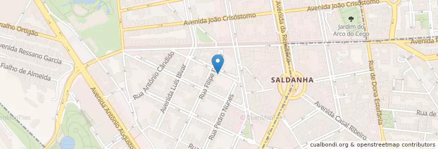 Mapa de ubicacion de ArtLounge en Portugal, Área Metropolitana De Lisboa, Lisboa, Grande Lisboa, Lisboa, Avenidas Novas.