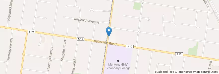 Mapa de ubicacion de Skippy Pizza Pasta & Ribs en استرالیا, Victoria, City Of Kingston.