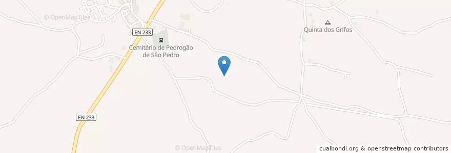 Mapa de ubicacion de União de Freguesias de Pedrogão de S Pedro e Bemposta en Portugal, Centro, Castelo Branco, Beira Interior Sul, Penamacor, União De Freguesias De Pedrogão De S Pedro E Bemposta.