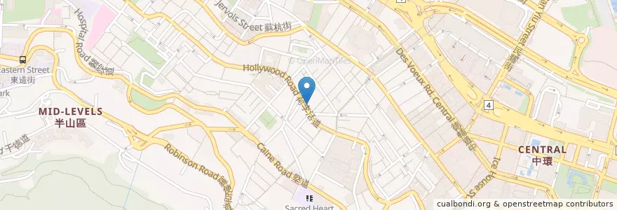 Mapa de ubicacion de Topiary en 中国, 广东省, 香港 Hong Kong, 香港島 Hong Kong Island, 新界 New Territories, 中西區 Central And Western District.