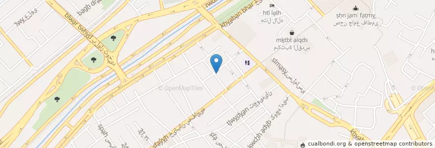 Mapa de ubicacion de دفتر جوادی آملی en Iran, استان قم, شهرستان قم, بخش مرکزی, قم.