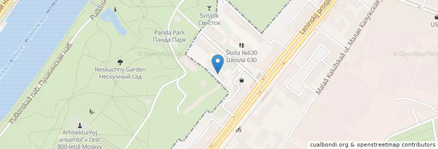 Mapa de ubicacion de Медси en 俄罗斯/俄羅斯, Центральный Федеральный Округ, Москва, Южный Административный Округ, Район Якиманка.