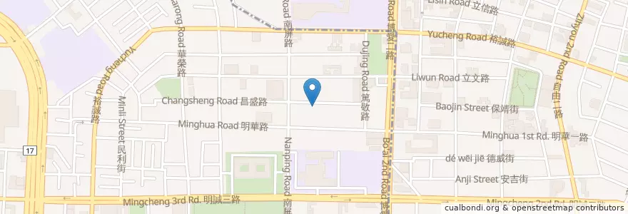 Mapa de ubicacion de 藤戶丼飯 en 臺灣, 高雄市, 鼓山區.