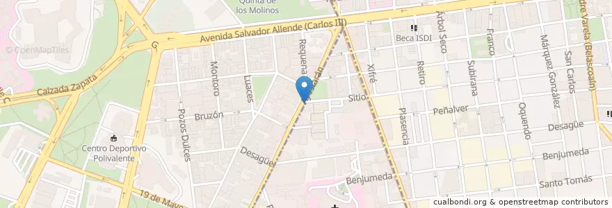 Mapa de ubicacion de Cafeteria super buena en キューバ, La Habana, Cerro.