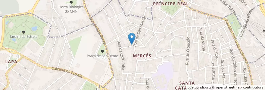 Mapa de ubicacion de Restaurant Dona Quitėria en Portugal, Aire Métropolitaine De Lisbonne, Lisbonne, Grande Lisboa, Lisbonne, Misericórdia.