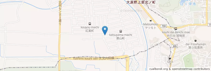 Mapa de ubicacion de 石原歯科医院 en 日本, 京都府, 京都市, 西京区.