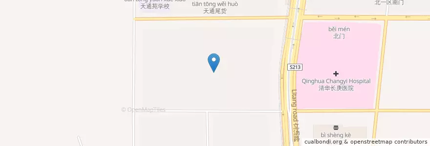 Mapa de ubicacion de 邮政局 en 중국, 베이징시, 허베이성, 昌平区.