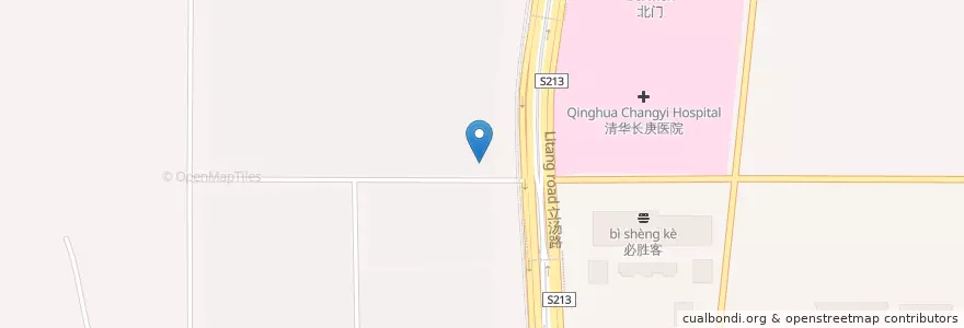 Mapa de ubicacion de 金手勺东北菜 en China, Pekín, Hebei, 昌平区.