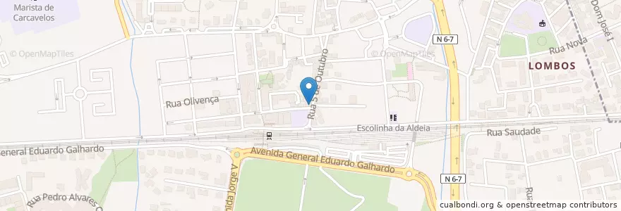 Mapa de ubicacion de Restaurante Shangrilla en Portugal, Área Metropolitana De Lisboa, Lisboa, Grande Lisboa, Cascais, Carcavelos E Parede.