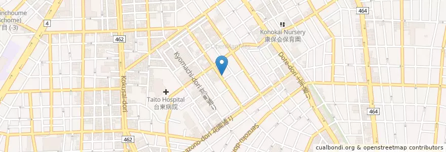 Mapa de ubicacion de アスコットクラブ en 일본, 도쿄도, 다이토구.