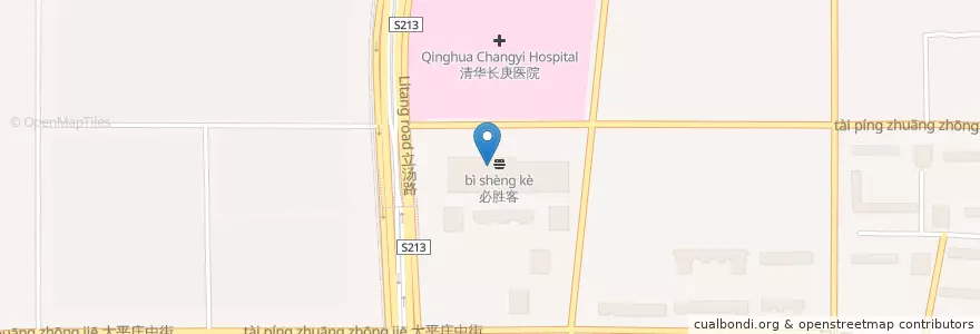 Mapa de ubicacion de 萨莉亚 en China, Peking, Hebei, 昌平区.