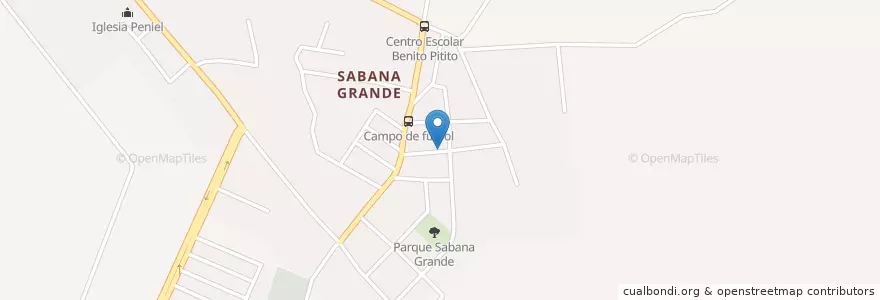 Mapa de ubicacion de Marbelly en Nicaragua, Departamento De Managua, Managua (Municipio).