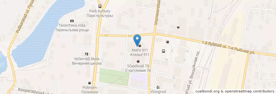 Mapa de ubicacion de Шоколадница en Rusia, Центральный Федеральный Округ, Московская Область, Сергиево-Посадский Городской Округ.