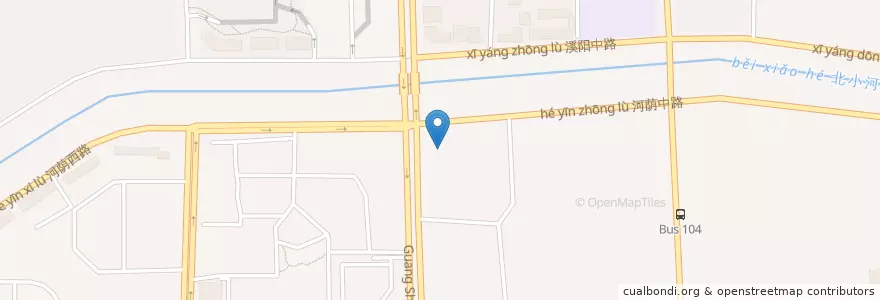 Mapa de ubicacion de 中国建设银行 en الصين, بكين, خبي, 朝阳区 / Chaoyang.