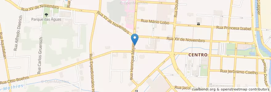 Mapa de ubicacion de Salvador Café en 巴西, 南部, 圣卡塔琳娜, Região Geográfica Intermediária De Joinville, Microrregião De Joinville, 若茵维莱.