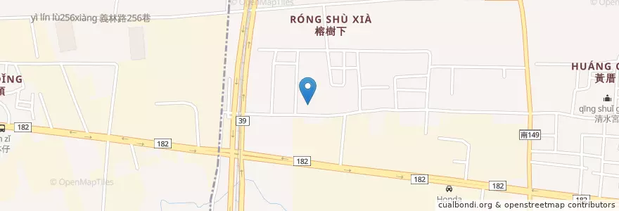 Mapa de ubicacion de 北極殿 en تایوان, 臺南市, 歸仁區.