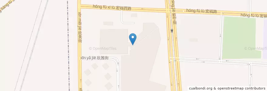 Mapa de ubicacion de 外婆家 en China, Peking, Hebei, 大兴区.