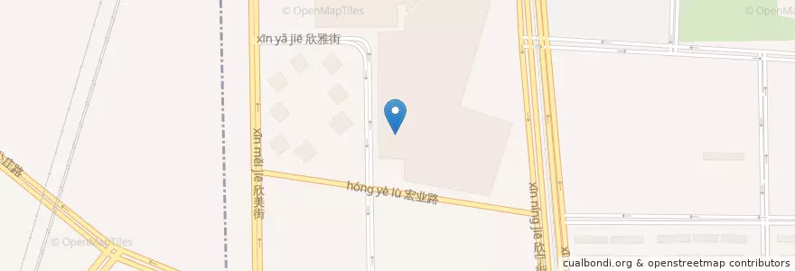 Mapa de ubicacion de 中国银行 en 중국, 베이징시, 허베이성, 다싱구.