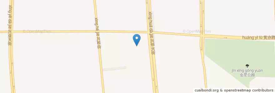 Mapa de ubicacion de 中信银行 en China, Beijing, Hebei, Daxing District.