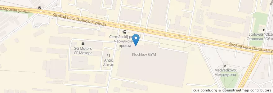 Mapa de ubicacion de Фрунзе en روسیه, Центральный Федеральный Округ, Москва, Северо-Восточный Административный Округ.