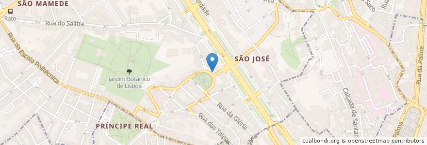 Mapa de ubicacion de WC Público en Portugal, Área Metropolitana De Lisboa, Lisboa, Grande Lisboa, Lisbon, Santo António.
