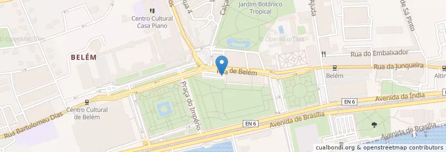 Mapa de ubicacion de WC Público Automatizado en 포르투갈, Área Metropolitana De Lisboa, Lisboa, Grande Lisboa, Belém.