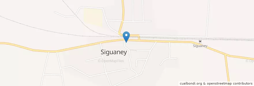 Mapa de ubicacion de Cine Siguaney en Cuba, Sancti Spiritus, Taguasco.