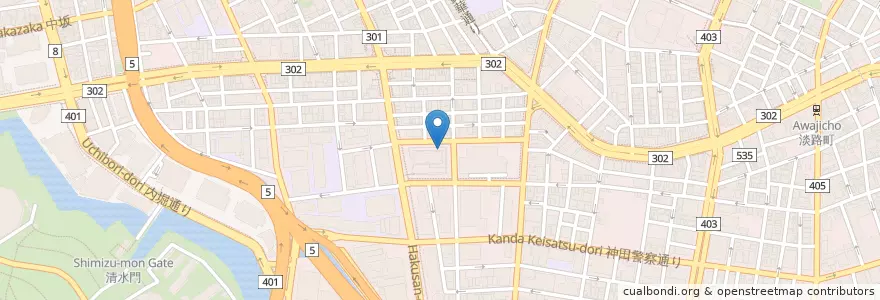 Mapa de ubicacion de Cafe Bar Karakorum en Jepun, 東京都, 千代田区.