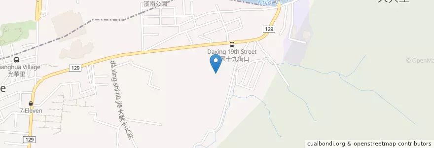 Mapa de ubicacion de 田莊小吃現炒 en تايوان, تاي شانغ, 太平區.
