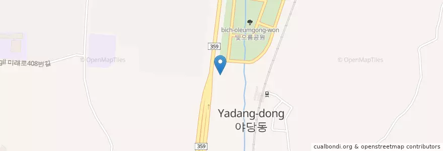 Mapa de ubicacion de 이바돔감자탕 이바돔외식패밀리 운정점 en 韩国/南韓, 京畿道, 坡州市, 운정3동.