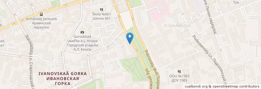 Mapa de ubicacion de Dizengof99 en Rusia, Центральный Федеральный Округ, Москва, Центральный Административный Округ, Басманный Район.