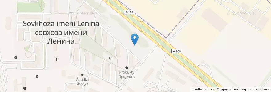 Mapa de ubicacion de Наша аптека en روسيا, Центральный Федеральный Округ, محافظة موسكو, Ленинский Городской Округ.