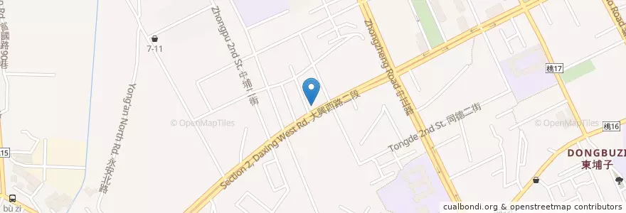 Mapa de ubicacion de Hua Nan Commercial Bank en Taiwan, Taoyuan, Taoyuan District.
