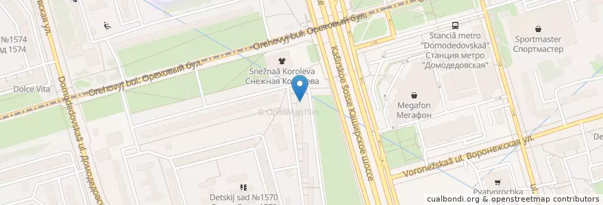 Mapa de ubicacion de Dento clinic en 俄罗斯/俄羅斯, Центральный Федеральный Округ, Москва, Южный Административный Округ.
